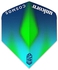 Unicorn Cosmos Meteor Ultrafly Dart Flights - Blue/Green, Big Wing