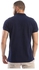 تيد مارشيل قميص بولو قطن باكمام قصيرة ورقبة بازرار للرجال، مقاس XL، لون ازرق كحلي، 637224