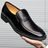 Fashion Genuine Leather - Mens Shoes Black Official Men’s Formal For Wedding Cowhide