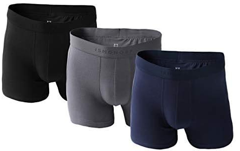 Ismonoff Men’s Cotton Stretch Trunk Underwear 3-pack
