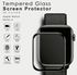Screen Protector 44mm for Apple watch Series 4 Tempered Glass - Black