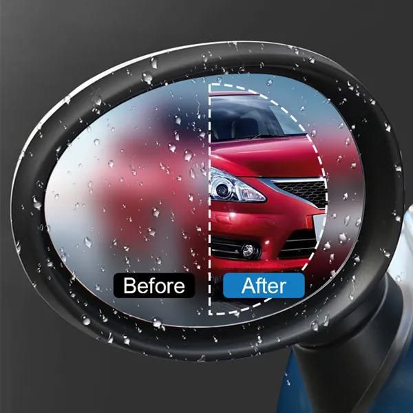 2Pcs Car Rearview Mirror Protective Film Anti Fog Film  Clear Foils Rainproof Anti Water Mist Film