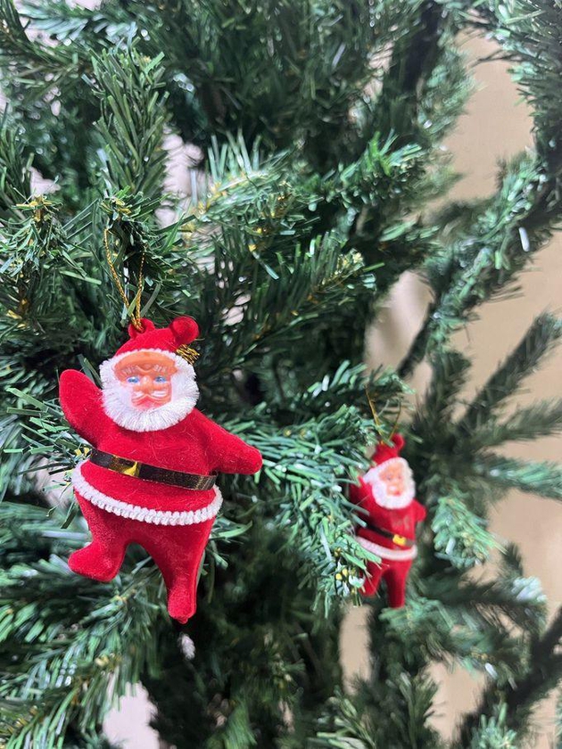 Tree Hanger Decoration Christmas Santa Clause - 2pcs