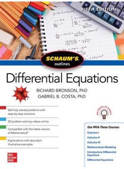 Schaum`s Outline Of Differential Equations Fifth Edition Ed 5