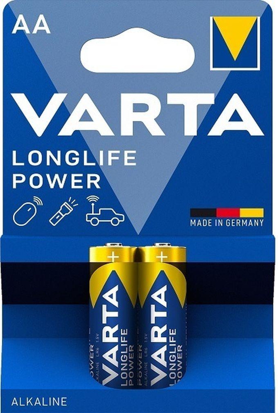 VARTA Alkaline Battery AA LONGLIFE POWER - 2 Batteries