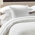 Bedsheet & Duvet With 4 Pillow Cases - Stripe White