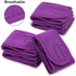 4 Pics Spa Facial Headband Head Wrap Terry Cloth Headband Adjustable Stretch Towel for Bath, Makeup and Sport Purple
