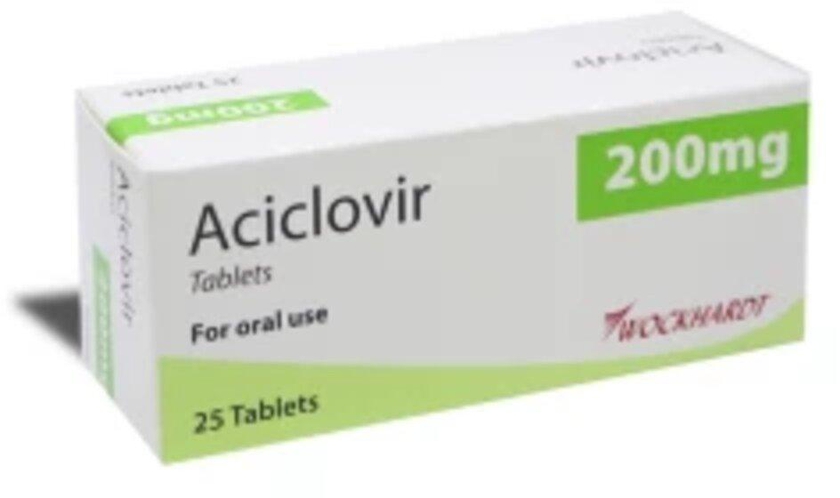 Aciclovir 200mg Tablets, 25 Tablets