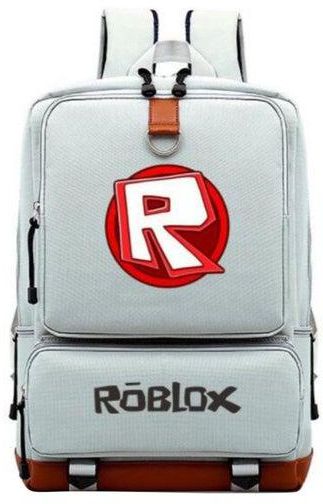 Roblox Game Laptop Backpack 17-Inch Grey/Brown