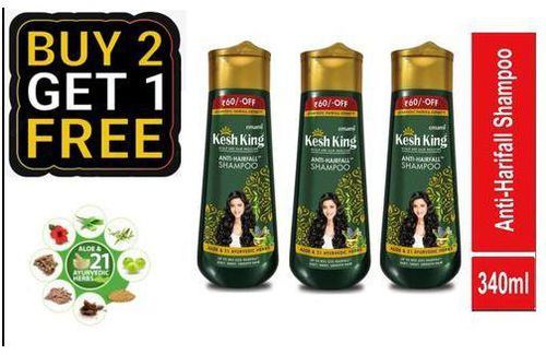 Emami Kesh King Anti-Hair Fall Shampoo - 3 Pieces 340 Ml