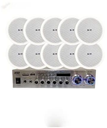 Sound System 10 Sound System 6W Ceiling Speaker and 80W Intersound Speaker