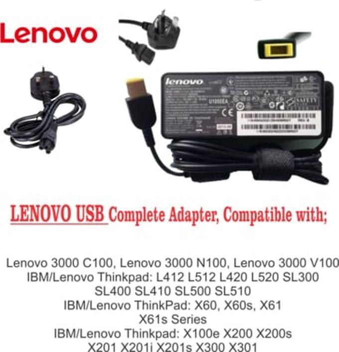 Lenovo Laptop Charger LENOVO 20V - 3.25A USB Pin