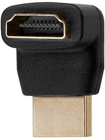 90 Degree Angle Hdmi Cable Extend Adapter Converter Black