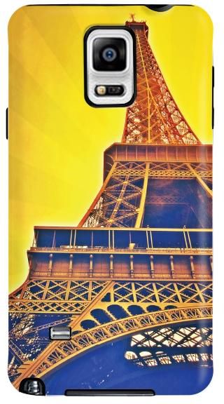 Stylizedd Samsung Galaxy Note 4 Premium Dual Layer Tough Case Cover Matte Finish - Paris Heights