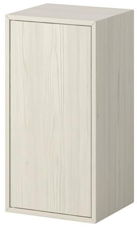 VALJEWall cabinet with 1 door, larch white