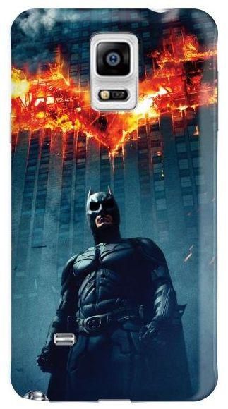 Stylizedd Samsung Galaxy Note 4 Premium Dual Layer Snap case cover Gloss Finish - Burning Batman