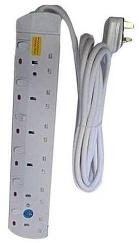 Caston 6way Heavy Duty Extension With Surge Protector
