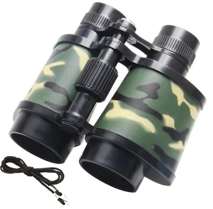 Military Binoculars New Folding 8×30 HD Children's Binoculars with heavy camouflage for outdoor camping climbing tools travelling bird watching field