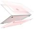 جراب MacBook Air 13 بوصة 2020 2019 2018 إصدار A2337 M1 A2179 A1932 ، غطاء جراب صلب بلاستيكي متوافق فقط مع MacBook Air 13 بوصة مع شاشة Retina (وردي)