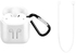 Protective Silicone Charging Case For Apple AirPods With Lanyard White