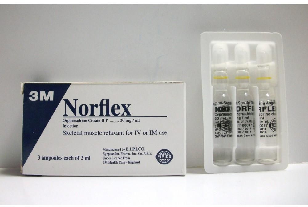 Norflex 30 Mg Ml 3 Amp 2 Ml Price From Seif Online In Egypt Yaoota