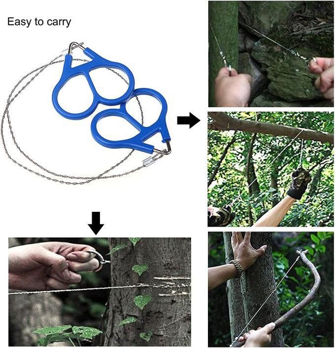 Survival Hand Pocket Wire Saw Emergency Rescue Camping Hiking Hunting