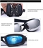 Electroplating Anti-fog Silicone Swimming Goggles For Adults, Suitable For 300 Degree Myopia(Black)