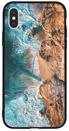 Protective Case Cover For Apple iPhone X Waves