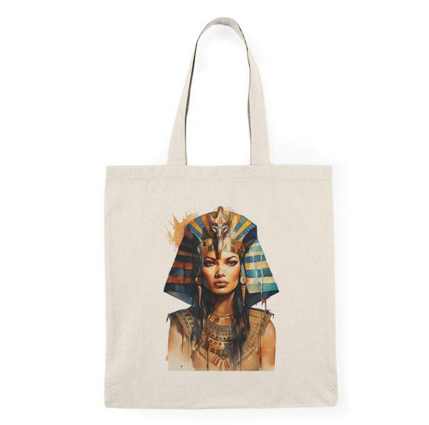 توتي باج - شنطة قماش دك ثقيل Ancient Egyptian Watercolor Tote Bag