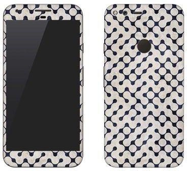 Vinyl Skin Decal For Google Pixel XL Connect The Dots (White)