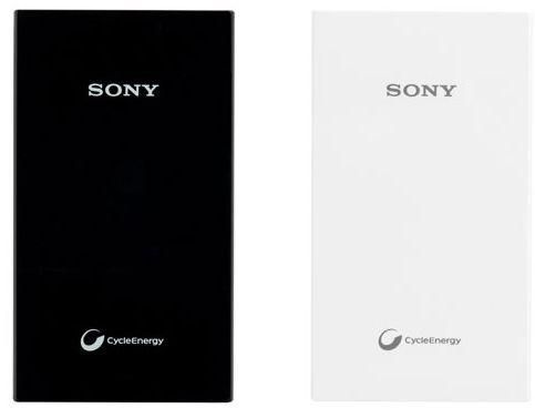 Sony Portable Chargers 5,000mAh with micro-USB cable [Black & White]
