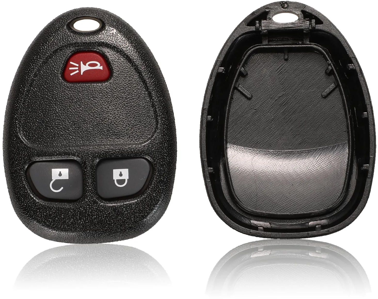 3 Buttons Car Key Shell Cover Fob Entry Keyless Case For Buick For Gmc Chevrolet Enclave 2009-2014 Remote Ouc60270G