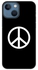 غطاء حماية رفيع ومخصص من سلسلة سناب كلاسيك لهاتف أبل آيفون 13 ميني نمط مطبوع بعلامة النصر