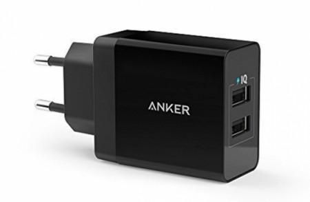 Anker 2 port smart wall charger black- Amazon top rated