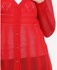 Bella Donna Knit Ajour Cardigan - Red