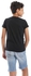 Andora Printed Pattern Short Sleeves Boys T-Shirt - Black