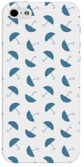 Stylizedd Premium Slim Snap Case Cover Matte Finish for Apple iPhone SE / 5 / 5S - Falling Umbrellas
