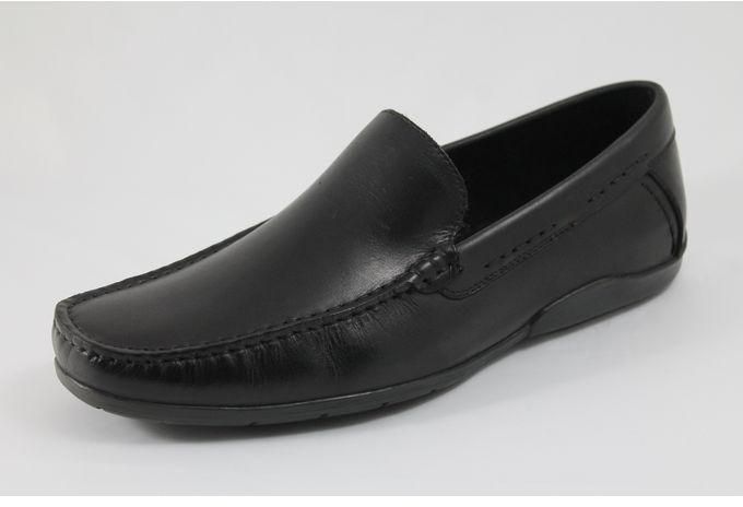 Paolo Vinci Leather Loafer - Black