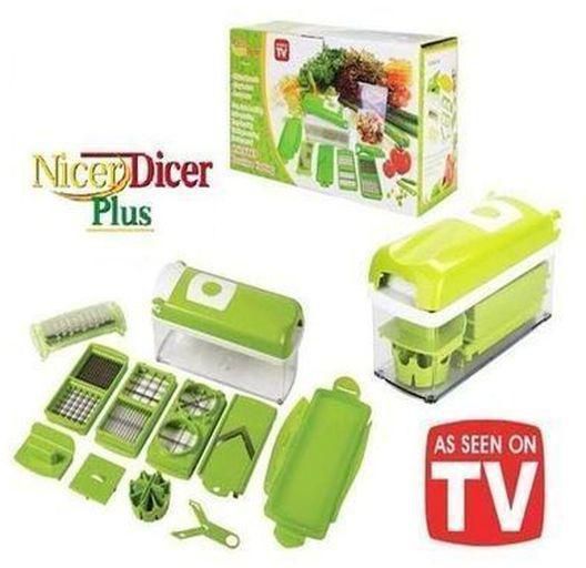Nicer Dicer Plus 6 In 1 Fruits Vegetable Chopper Slicer Cutter Grater