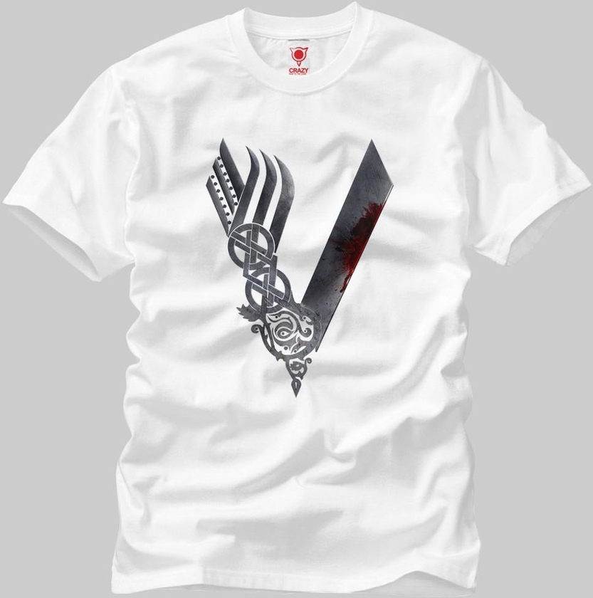 Vikings Logo Men T Shirt L