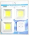 Led Light With Remote Control - Set Of 3.