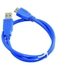 USB 3.0 A Male To Micro B Male Plug - 1.M - Blue