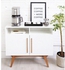 Get MDF Wood Modern Coffee Corner, 100×82.5×35 cm - White with best offers | Raneen.com