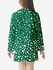 Kid Christmas Polka Dot Snowman Print Long Sleeve T-shirt Dress - 100