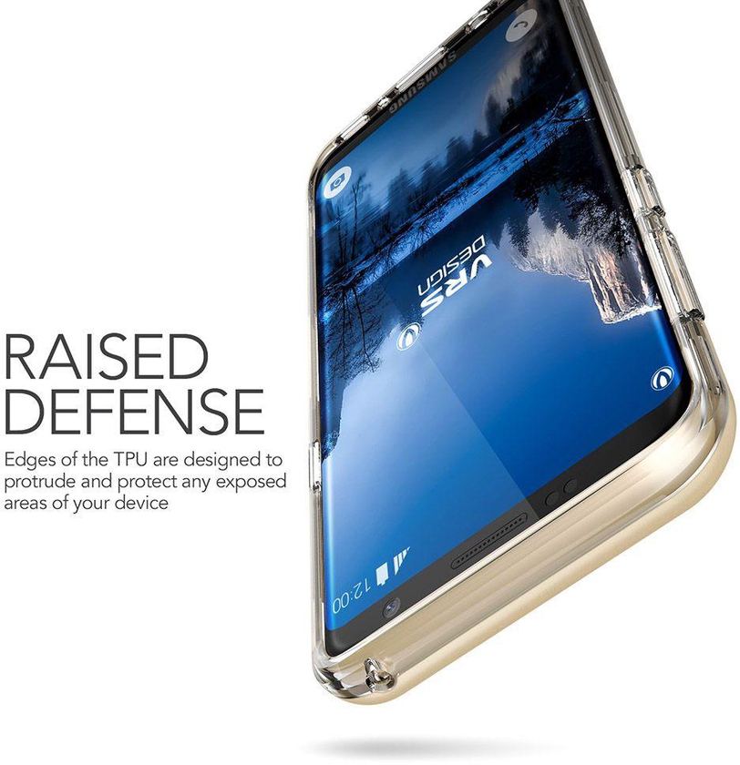 VRS Design Samsung Galaxy S8 Crystal Bumper cover / case - Shine Gold