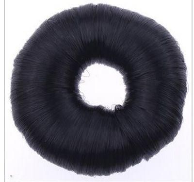 Synthetic Black Hair Donut Bun Ring WA2