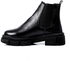 xo style Leather Ankle-Boot - Black