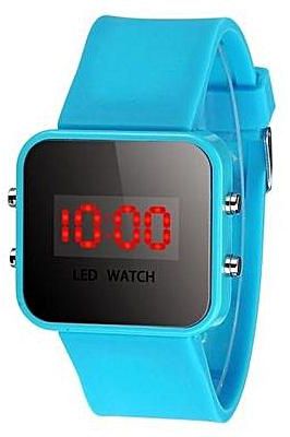 Generic LED Screen Digital Silicone Strap Girl Boy Quartz Sport Kids Wrist Watch SB