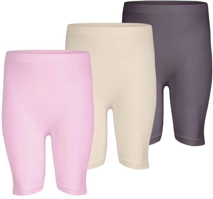 Silvy Set Of 3 Casual Shorts For Girls - Multicolor, 12 To 14 Years
