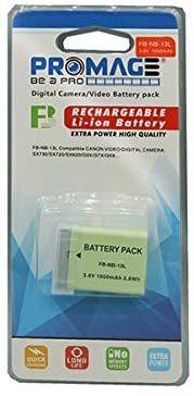 Promage Battery For Canon Nb12L Compatible With The Powershot N100 Digital Camera And The Cb-2Lg Charger